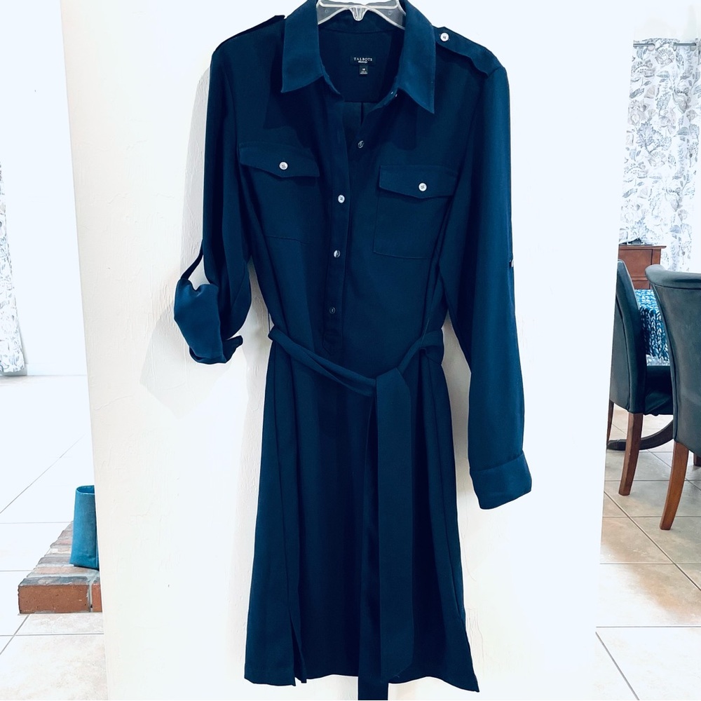 Talbot’s Navy Shirt Dress